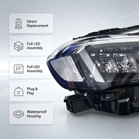 Phare LED de voiture de haute qualité pour Honda Civic 2022-2025, ensemble de phares pour Civic 11e génération, 33150-T31-A11 33100-T31-A11