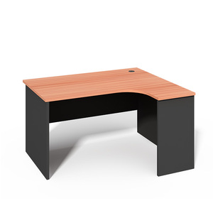 Phong Cách Châu Âu Hiện Đại Panel End Ergonomic Melamine Trắng Góc Văn Phòng Bàn Cho Văn Phòng - Product Image 4