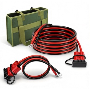 175A 12V Flame Retardant Class C for Plug <b>Power</b> <b>Cable</b> 4AWG 9FT Copper Conductor PVC Insulation Automotive Wiring IP65 - Product Image 1