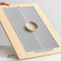 Tapis de drainage carré en silicone pour sécher la vaisselle, usage domestique et en cuisine, tailles et couleurs personnalisables