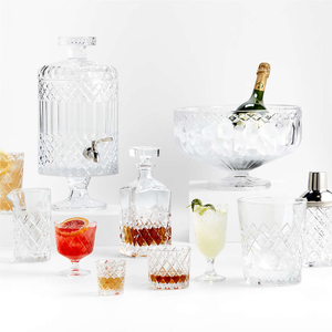 Decantador de Vino de Cristal Transparente de 750 ml, Diseño Clásico, Estilo Transparente, Ecológico, para Fiestas - Product Image 1