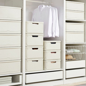 Plastic Storage <b>Box</b> Rectangle 20-35L Eco-Friendly Clothing Organizer Bedroom Use - Product Image 1
