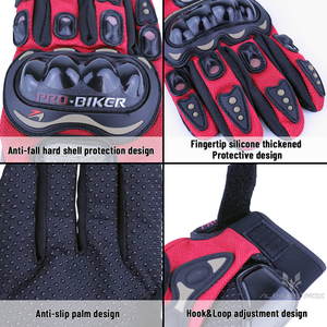 Gants de moto d'été Gants de moto respirants Gants de moto antidérapants Gants de course de protection <span class=keywords><strong>pour</strong></span> motocycliste - Product Image 5