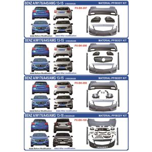 Pièces automobiles Kit carrosserie Pare-chocs avant Lèvre de pare-chocs avant pour Mercedes W176 13-15 Pièces automobiles Kit carrosserie Pare-chocs avant Lèvre de pare-chocs avant - Product Image 6