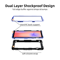 Étui robuste antichoc avec support et porte-crayon pour tablettes Samsung Galaxy Tab S7 S8 S9 S9 FE S10 FE S10 Lite – Vente en gros