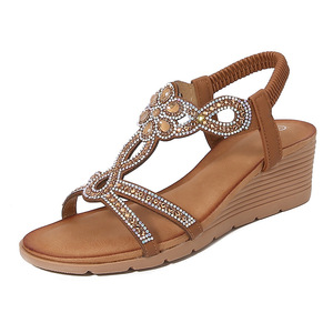 Summer Fashion Trend Women's <b>Open</b> Toe Sandals with Genuine Leather Strappy Design Durable Build-Spring Ready - Product Image 2