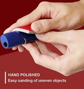 5 Inch <strong>Hook</strong> <strong>and</strong> <strong>Loop</strong> Silicon Carbide Sponge Sanding Pad for Polishing Metal - Product Image 4