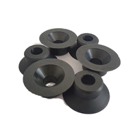 Crystal Paddle Stadium Pad Court Fasteners Conical Nylon Countersunk Washer Glass Gasket Transistor Gasket Black Finish M4 ID M8