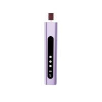 Meuleuse de pieds rechargeable F2 800RPM Chargement USB Extracteur de callosités en acier inoxydable Lime à callosités électrique avec têtes remplaçables