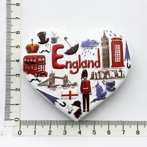 Custom Mini Fridge Magnet British England Souvenir Tourist Gift 3D Magnet Fridge