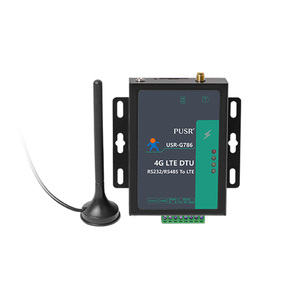 G786-G LTE Cat 4 工业 DTU 150 Mbps 下行链路 RS232 RS485 转 4G 调制解调器 Modbus TCP SMS 透明传输 CE RoHS 适用于 SCADA - Product Image 1