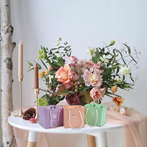 מסיבת חתונה אינץ '3.9 לטובה מתנות קטנות אריזה שקיות נייר עם ידית לכלה - Product Image 5