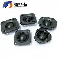 Haut-parleurs de tweeter passifs magnétiques internes à dôme en soie de 48*48MM 6Ohm 15W RMS à haut niveau sonore 93.2dB avec trou de montage pour moniteur JBL
