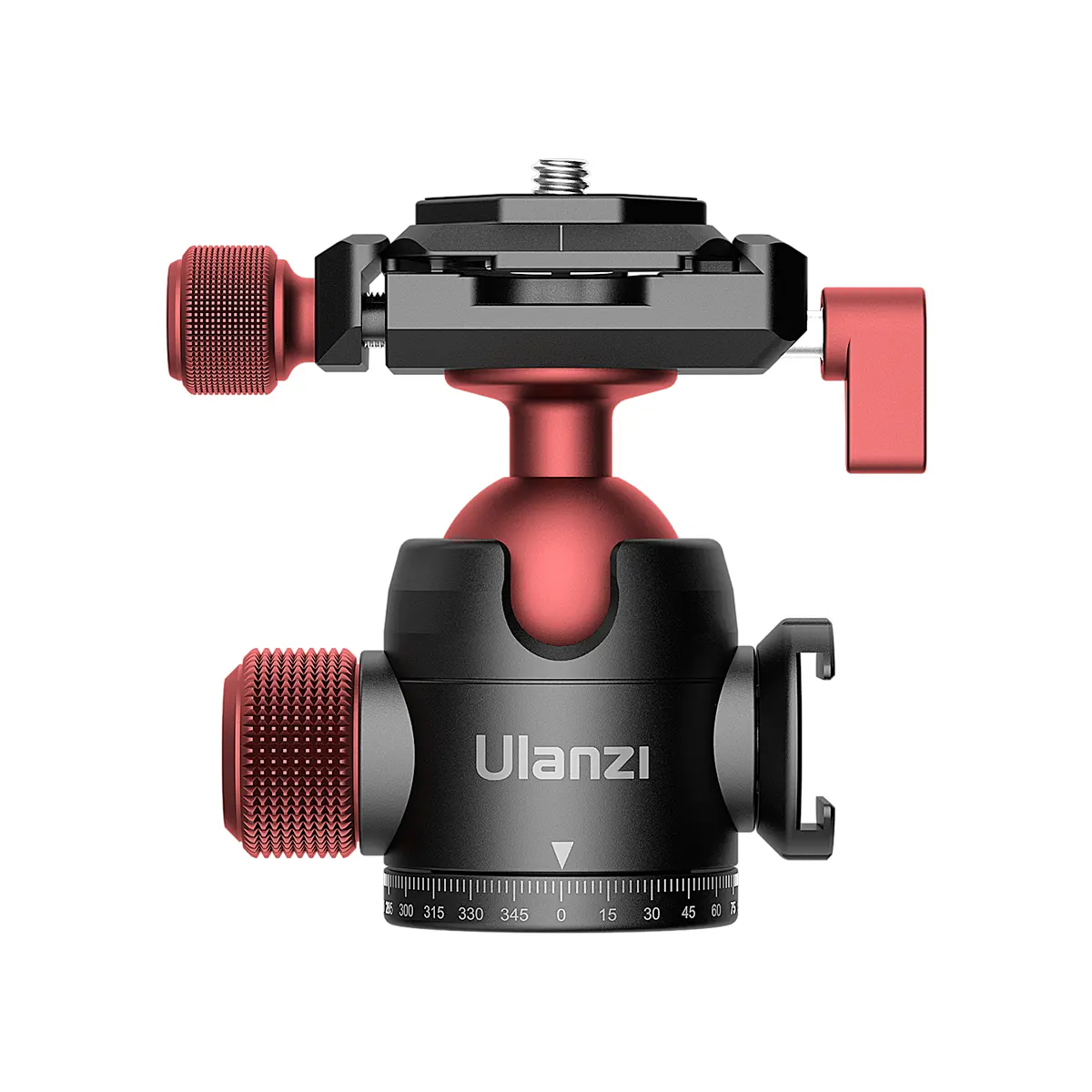 Ulanzi U-70 Metal Vlog Mini Ball Head, Rotating Swivel Tripod Head with 1/4" Thread Base Mount for DSLR Camera