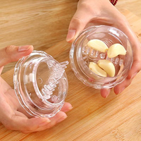 Groothandel Keukenhulp Plastic Handmatige Knoflookpers Creatieve Keukenhulp Knoflookpers