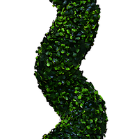 Spirale décorative herbe bonsaï arbre artificiel plantes spirale topiaire buis arbre pour la maison jardin cour décor