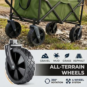 CZFIT Custom All-Terrain Adjustable Heavy Duty Collapsible Folding Outdoor Garden <b>Trolley</b> Beach Picnic - Product Image 5