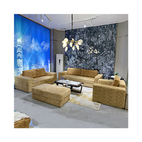 Ensemble de canapés de salon moderne de haute qualité, design luxueux, ensemble de canapés de luxe pour hall d'appartement
