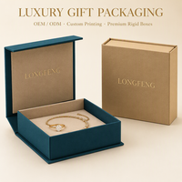 Boîte cadeau de luxe haut de gamme pour bijoux et boucles d'oreilles, en matériaux recyclés, à charnière magnétique, personnalisable, finition mate violet/vert olive pour