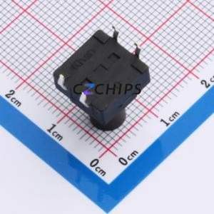 TSW12111-150B511BA Tactile Switch Through hole-4P,11.7x11.5mm Switch Single Pole Single Throw Round Button 2.8N 11.7mm - Product Image 2