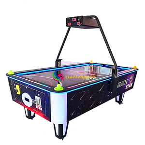 Table de hockey sur air à monnayeur pour 2 joueurs, usage domestique et commercial, garantie 1 an, version anglaise, à prix abordable - Product Image 2