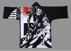 Kimono Personalizzato con Design Ispirato a <span class=keywords><strong>Death</strong></span> <span class=keywords><strong>Note</strong></span>, Produzione di Maglie Cartoon su Misura - Product Image 4