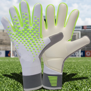 Gants de gardien de but de football unisexes en cuir imperméables et respirants à fermeture à lacets pour l'extérieur – Vente en gros - Product Image 2