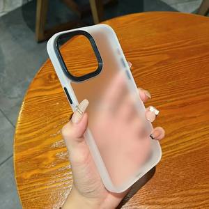 Funda para Teléfono con Sensación de Piel para Apple 16 Pro Max, Mate Semitransparente para iPhone 17, Antihuellas, Protectora para 15 y 13 - Product Image 5