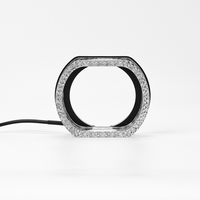 Phare LED Angel Eye avec cache de lentille, type I8-O, 2,5/3 pouces, 12V, pour feux de brouillard de voiture