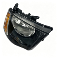 Ensemble de phares avant halogènes avec clignotants ambrés, vente directe d'usine, remplacement compatible OE pour Mitsubishi L200 05