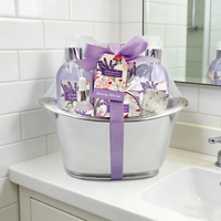 OEM marque privée de luxe en gros naturel spa fleur bain corps kit lavage douche gel cadeau ensemble