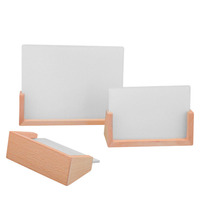 Witte sublimatie acryl fotolijst met houten voet, aanpasbaar ontwerp en hot press display