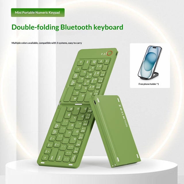 Foldable Keyboard Portable Wireless Keyboard for IOS/Android/Windows Tablet Mobile Phone Portable Keyboard Computer Accessories
