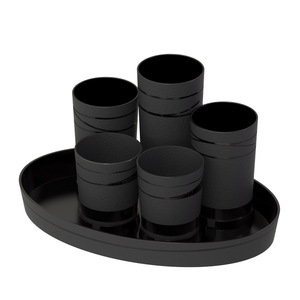 F109SSMML Ensemble d'arrangement de tubes d'orchidées de qualité supérieure idéal pour les événements d'Halloween et la décoration de table de fête - Product Image 1