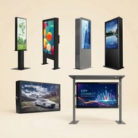 Kiosco Digital para Exteriores con Pantalla LED de Tubo para Publicidad a Todo Color, IP65, para Eventos, Edificios, Parques y Escuelas