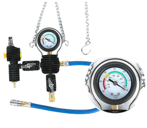 Kit de Herramientas de Manómetro de Presión para Radiador de Coche, Juego Completo en Estuche Rígido OEM, 1 Año de Garantía para Detección de Fugas de Refrigerante y Anticongelante, Vacío - Product Image 4