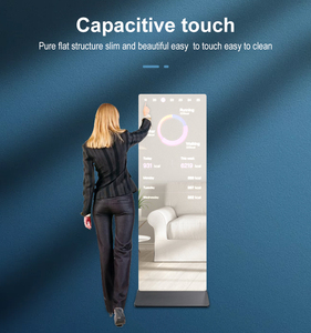 Standing Advertising <strong>Display</strong> <strong>LCD</strong> Touch Screen Digital Kiosk <strong>Magic</strong> <strong>Mirror</strong> Player - Product Image 4