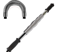 Inicio Estiramiento multifuncional Fitness Entrenamiento muscular Primavera Galvanizado Calabaza en forma de tres arcos Power Twister Bar