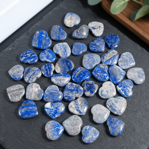 Piedras Preciosas Naturales de Lapislázuli Pulido en Forma de Mini Corazón para el Amor, la Confianza, la Meditación y la Decoración del Hogar - Product Image 3