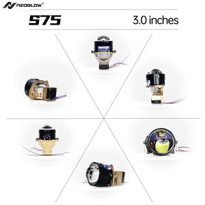 नई रिलीज़ s75 150w 44000lm tri रंग 3 इंच द्वि-नेतृत्व वाला प्रोजेक्टर लेंस फॉग लैंप सार्वभौमिक फिट 10000घंटे जीवनकाल - Product Image 6