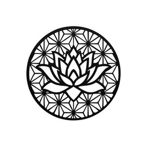 Panneau décoratif rond en acier inoxydable personnalisable / Panneau métallique découpé au laser, séparateurs de pièce modernes et contemporains - Product Image 4