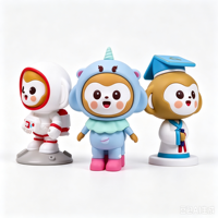 Изготовленные на заказ ПВХ фигурки OEM: 3D-мультяшные животные, экологичные, литьевые, корпоративные подарки, декор для стола, миниатюрные коллекционные предметы