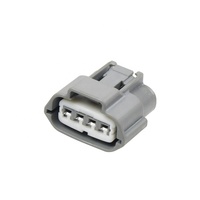 Conector automotriz de plástico eléctrico, conector automático de arnés de cables hembra, 2 unidades
