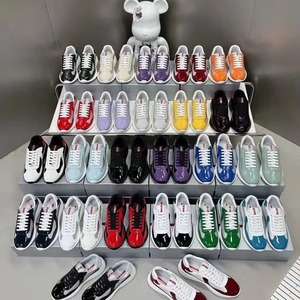 Zapatillas deportivas de malla de cuero patentado de diseño para hombre 2026 al por mayor, calzado deportivo informal que combina con todo, zapatillas de running de alta calidad para mujer - Product Image 5