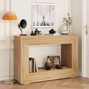 Table <span class=keywords><strong>console</strong></span> moderne <span class=keywords><strong>convertible</strong></span> américaine de 47 pouces pour entrée et salon avec rangement - Product Image 3
