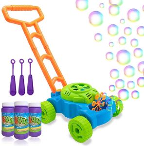 Tondeuse à gazon automatique avec souffleur de bulles, jouet à pousser pour enfants - Product Image 1