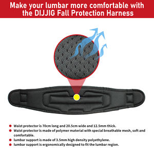 Cinto de Segurança de Cinco Pontos com Certificação CE EN361, EN358, EN813 Adequado para Escalada em Altitude Arnês de Segurança de Corpo Inteiro - Product Image 5