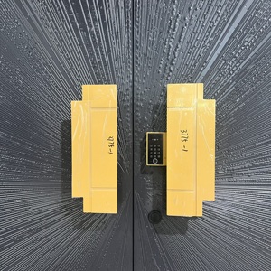 Zekin Trung Quốc Cao cấp Thương Hiệu Bọc Thép Kim Loại An Ninh Phía Trước Cửa An Ninh Nhôm Pháp Cửa Chống Đạn Chống Trộm Cửa Chính - Product Image 4