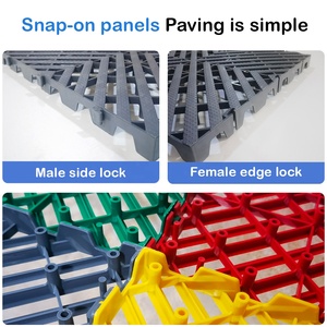 Carrelages de sol de garage en PP au design moderne Carreaux de sol Dalle de sol pour carreaux de grille de garage en plastique - Product Image 6