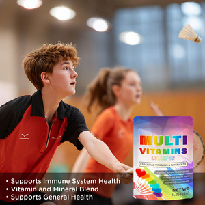Vitahall Yetişkinler ve Çocuklar İçin Şekersiz Organik Formüllü Bitki Bazlı Günlük Takviye Edici Lolipop Multivitamin, Bağışıklığı Güçlendirir - Product Image 4